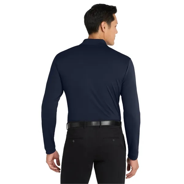 Port Authority Dry Zone UV Micro-Mesh Long Sleeve Polo - Port Authority Dry Zone UV Micro-Mesh Long Sleeve Polo - Image 16 of 30