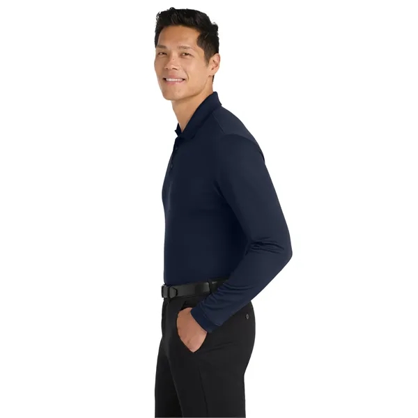 Port Authority Dry Zone UV Micro-Mesh Long Sleeve Polo - Port Authority Dry Zone UV Micro-Mesh Long Sleeve Polo - Image 17 of 30
