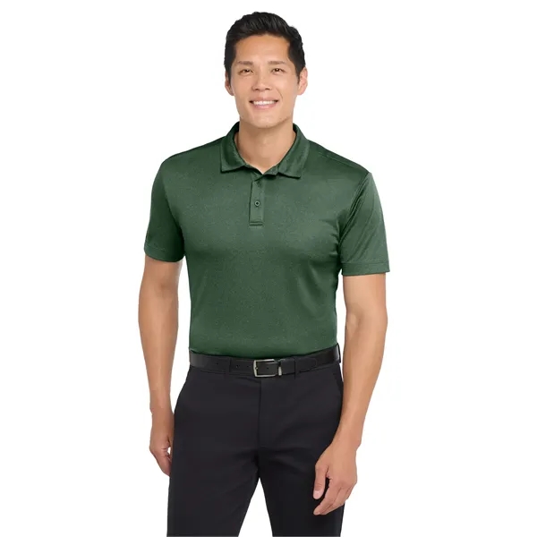 Port Authority Heathered Silk Touch Performance Polo. - Port Authority Heathered Silk Touch Performance Polo. - Image 6 of 30