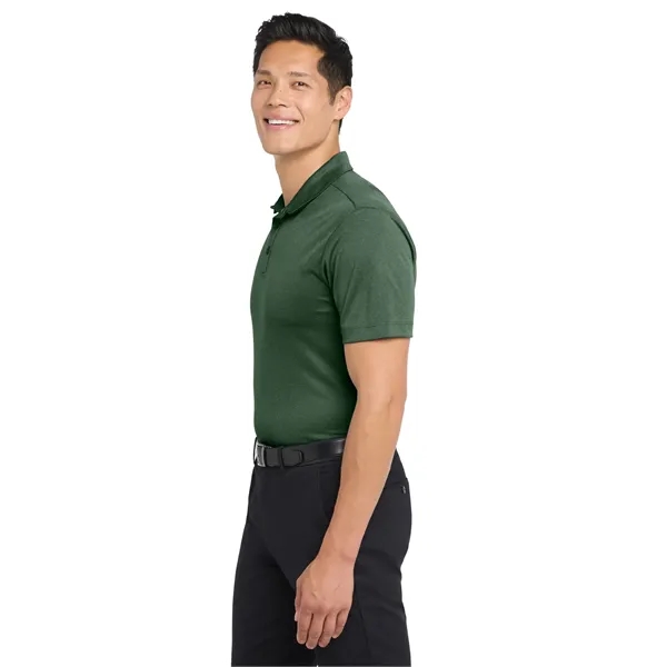 Port Authority Heathered Silk Touch Performance Polo. - Port Authority Heathered Silk Touch Performance Polo. - Image 8 of 30