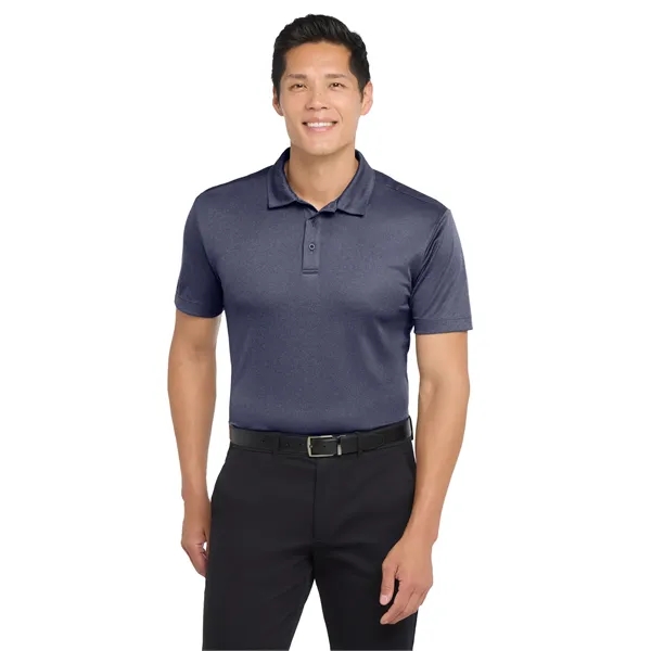 Port Authority Heathered Silk Touch Performance Polo. - Port Authority Heathered Silk Touch Performance Polo. - Image 14 of 30