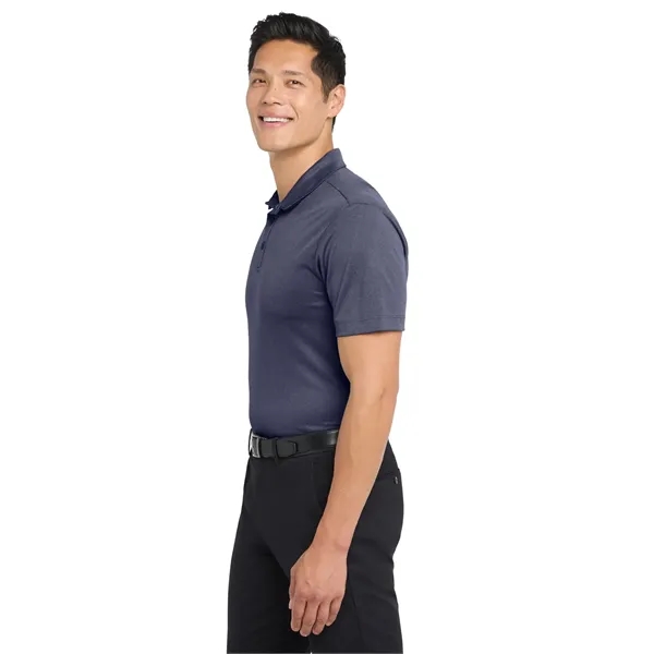 Port Authority Heathered Silk Touch Performance Polo. - Port Authority Heathered Silk Touch Performance Polo. - Image 16 of 30