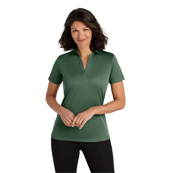 Port Authority Women's Heathered Silk Touch Performance P... - Port Authority Women's Heathered Silk Touch Performance P... - Image 6 of 30
