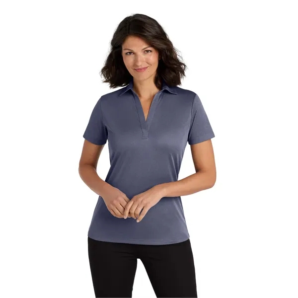 Port Authority Women's Heathered Silk Touch Performance P... - Port Authority Women's Heathered Silk Touch Performance P... - Image 14 of 30