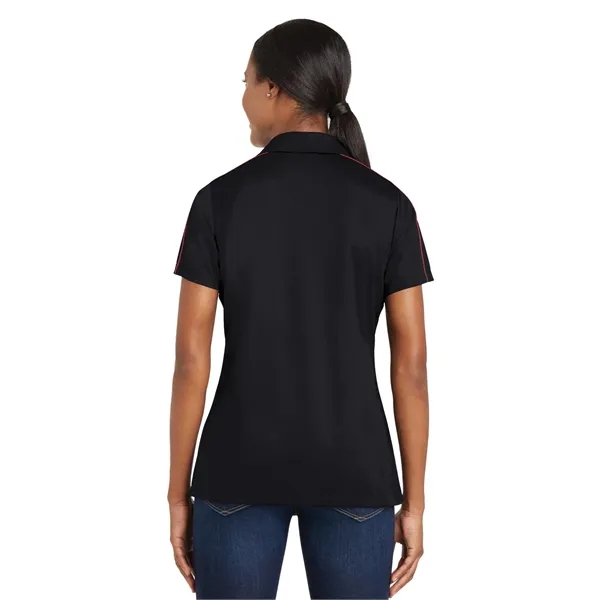 Sport-Tek Women's Micropique Sport-Wick Piped Polo. - Sport-Tek Women's Micropique Sport-Wick Piped Polo. - Image 12 of 25