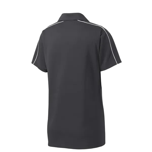 Sport-Tek Women's Micropique Sport-Wick Piped Polo. - Sport-Tek Women's Micropique Sport-Wick Piped Polo. - Image 20 of 25