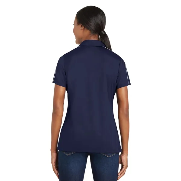 Sport-Tek Women's Micropique Sport-Wick Piped Polo. - Sport-Tek Women's Micropique Sport-Wick Piped Polo. - Image 22 of 25