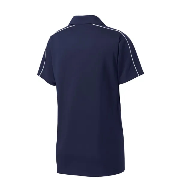 Sport-Tek Women's Micropique Sport-Wick Piped Polo. - Sport-Tek Women's Micropique Sport-Wick Piped Polo. - Image 25 of 25