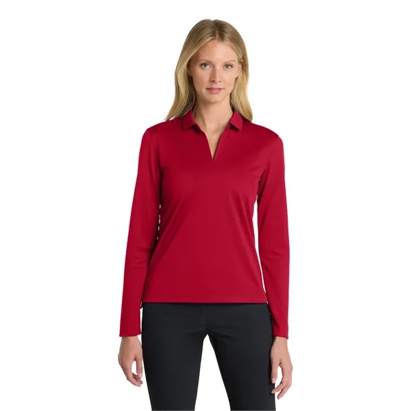 Nike Women's Dri-FIT Micro Pique 2.0 Long Sleeve Polo - Nike Women's Dri-FIT Micro Pique 2.0 Long Sleeve Polo - Image 25 of 35