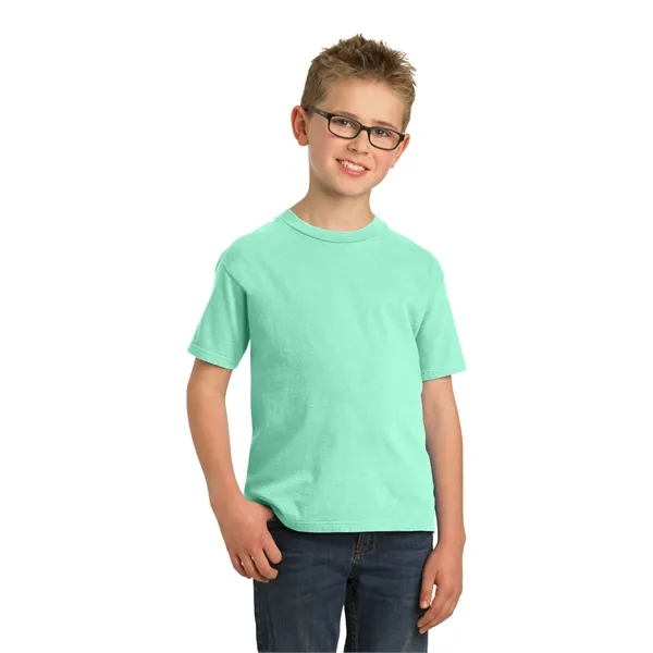 Port & Company Youth Beach Wash Garment-Dyed Tee. - Port & Company Youth Beach Wash Garment-Dyed Tee. - Image 84 of 98