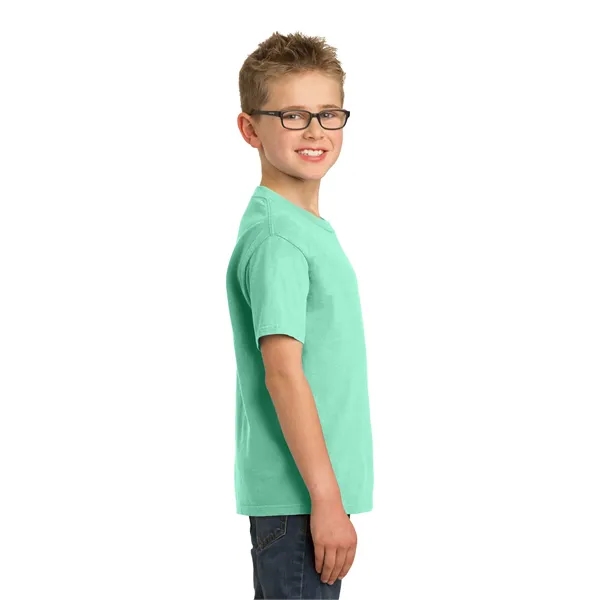 Port & Company Youth Beach Wash Garment-Dyed Tee. - Port & Company Youth Beach Wash Garment-Dyed Tee. - Image 87 of 98