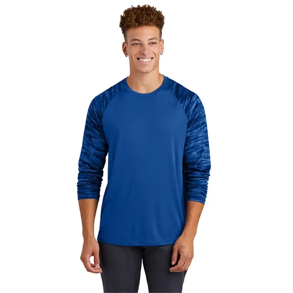 Sport-Tek Drift Camo Colorblock Long Sleeve Tee - Sport-Tek Drift Camo Colorblock Long Sleeve Tee - Image 19 of 29