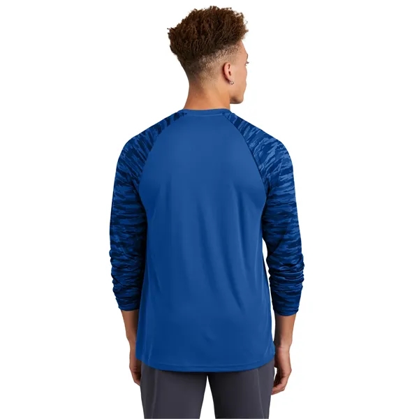 Sport-Tek Drift Camo Colorblock Long Sleeve Tee - Sport-Tek Drift Camo Colorblock Long Sleeve Tee - Image 20 of 29