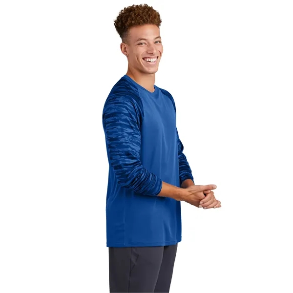 Sport-Tek Drift Camo Colorblock Long Sleeve Tee - Sport-Tek Drift Camo Colorblock Long Sleeve Tee - Image 21 of 29