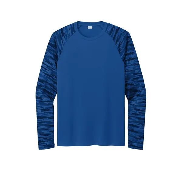 Sport-Tek Drift Camo Colorblock Long Sleeve Tee - Sport-Tek Drift Camo Colorblock Long Sleeve Tee - Image 22 of 29