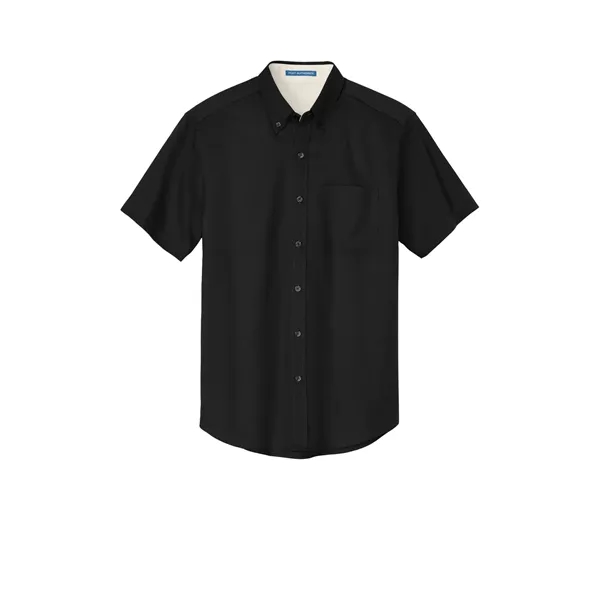 Port Authority Tall Short Sleeve Easy Care Shirt. - Port Authority Tall Short Sleeve Easy Care Shirt. - Image 3 of 70