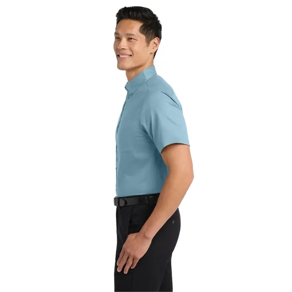 Port Authority Tall Short Sleeve Easy Care Shirt. - Port Authority Tall Short Sleeve Easy Care Shirt. - Image 11 of 70