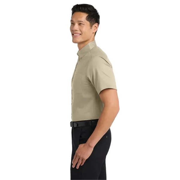 Port Authority Tall Short Sleeve Easy Care Shirt. - Port Authority Tall Short Sleeve Easy Care Shirt. - Image 30 of 70