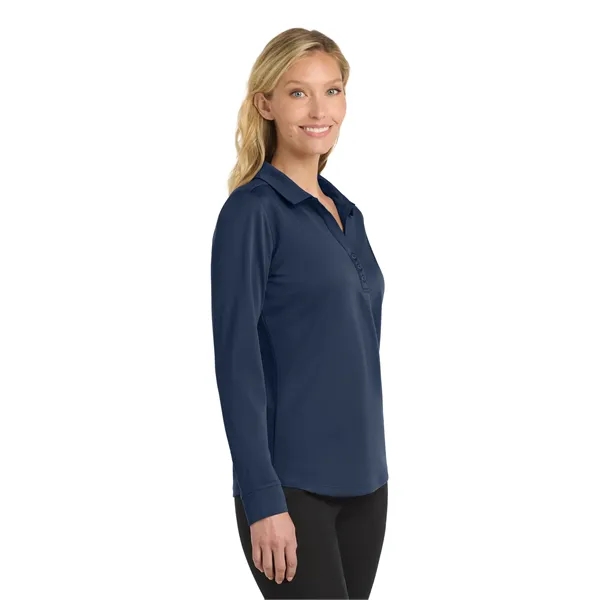 Port Authority Women's Silk Touch Performance Long Sleeve... - Port Authority Women's Silk Touch Performance Long Sleeve... - Image 8 of 25