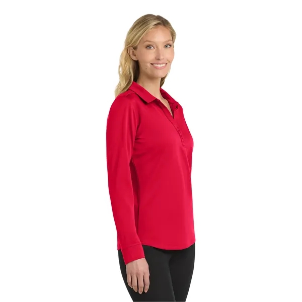 Port Authority Women's Silk Touch Performance Long Sleeve... - Port Authority Women's Silk Touch Performance Long Sleeve... - Image 11 of 25