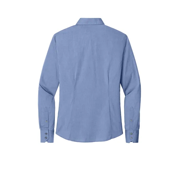 Port Authority Women's Crosshatch Easy Care Shirt. - Port Authority Women's Crosshatch Easy Care Shirt. - Image 4 of 15