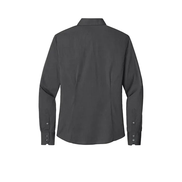 Port Authority Women's Crosshatch Easy Care Shirt. - Port Authority Women's Crosshatch Easy Care Shirt. - Image 9 of 15