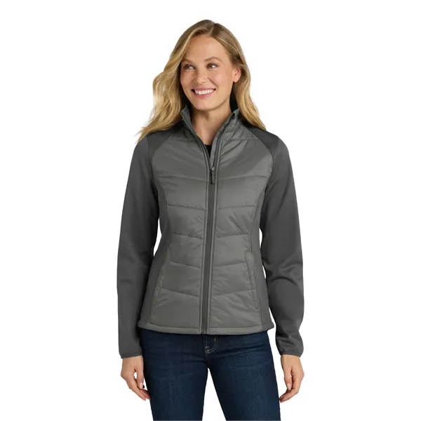 Port Authority Women's Hybrid Soft Shell Jacket. - Port Authority Women's Hybrid Soft Shell Jacket. - Image 5 of 9