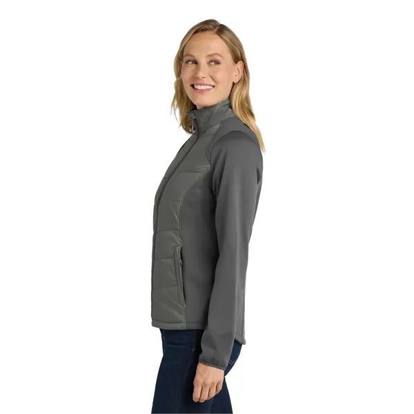 Port Authority Women's Hybrid Soft Shell Jacket. - Port Authority Women's Hybrid Soft Shell Jacket. - Image 7 of 9