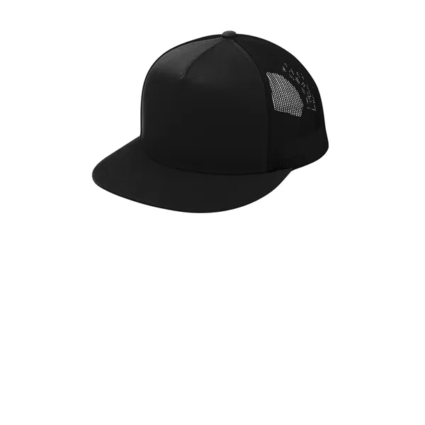 Sport-Tek YP Classics 5-Panel Classic Trucker Mesh Back Cap. - Sport-Tek YP Classics 5-Panel Classic Trucker Mesh Back Cap. - Image 0 of 32