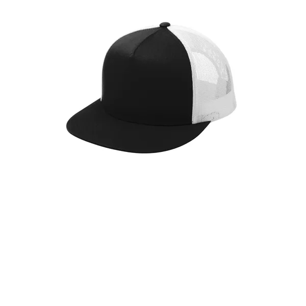 Sport-Tek YP Classics 5-Panel Classic Trucker Mesh Back Cap. - Sport-Tek YP Classics 5-Panel Classic Trucker Mesh Back Cap. - Image 2 of 32