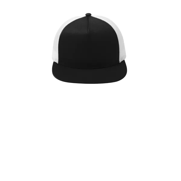 Sport-Tek YP Classics 5-Panel Classic Trucker Mesh Back Cap. - Sport-Tek YP Classics 5-Panel Classic Trucker Mesh Back Cap. - Image 3 of 32