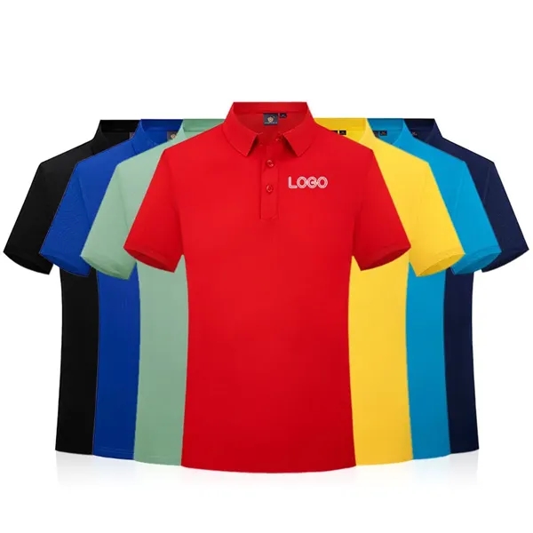 Short-Sleeve Sport Polo Shirts - Short-Sleeve Sport Polo Shirts - Image 8 of 9