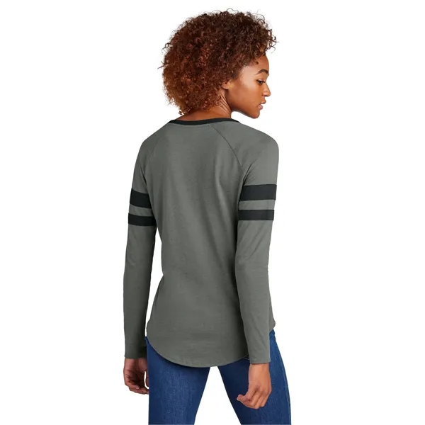 Sport-Tek Women's Halftime Stripe Long Sleeve V-Neck Tee - Sport-Tek Women's Halftime Stripe Long Sleeve V-Neck Tee - Image 15 of 24