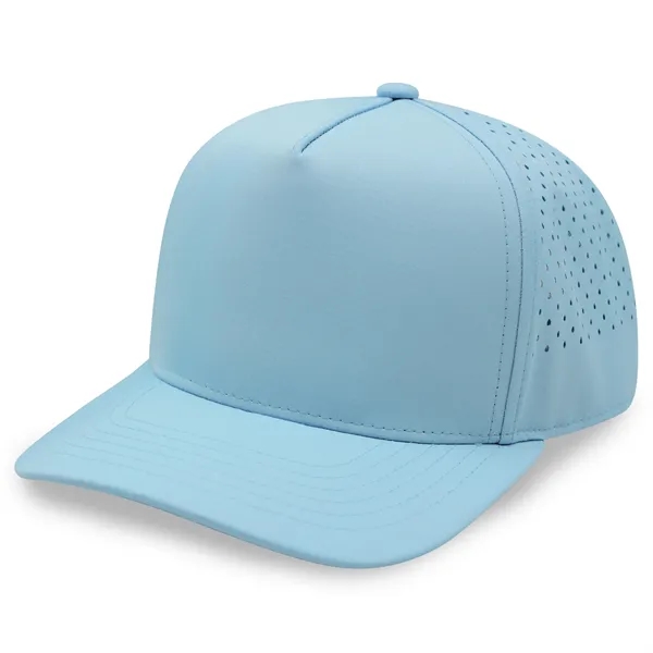 5 Panel Sport Trucker Cap w/Laser Cut Mesh Back - 5 Panel Sport Trucker Cap w/Laser Cut Mesh Back - Image 4 of 16