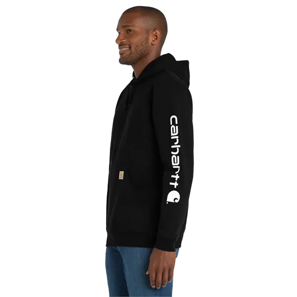 Carhartt Midweight Hooded Logo Sweatshirt - Carhartt Midweight Hooded Logo Sweatshirt - Image 2 of 25