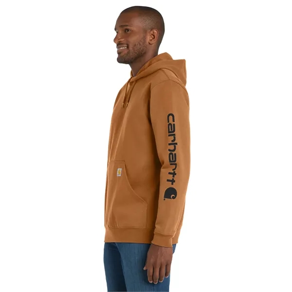 Carhartt Midweight Hooded Logo Sweatshirt - Carhartt Midweight Hooded Logo Sweatshirt - Image 11 of 25