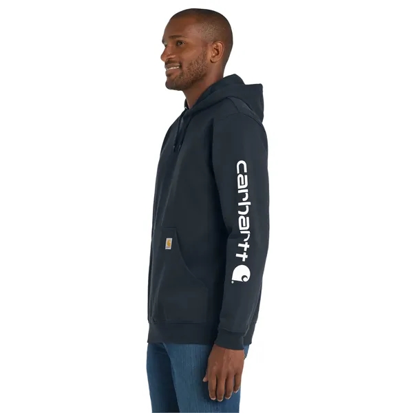 Carhartt Midweight Hooded Logo Sweatshirt - Carhartt Midweight Hooded Logo Sweatshirt - Image 22 of 25