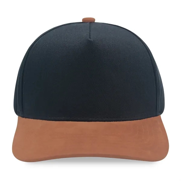 5 Panel PU Leather Cap - 5 Panel PU Leather Cap - Image 1 of 16