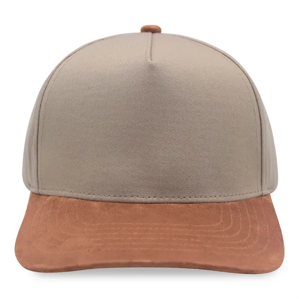 5 Panel PU Leather Cap - 5 Panel PU Leather Cap - Image 5 of 16