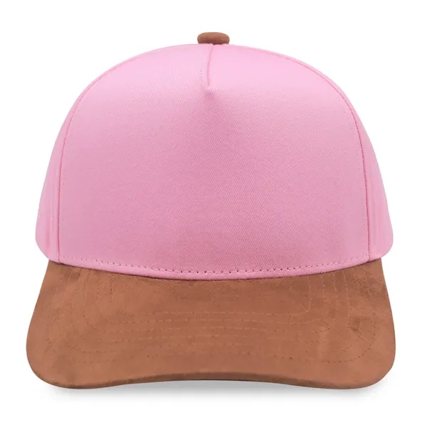 5 Panel PU Leather Cap - 5 Panel PU Leather Cap - Image 8 of 16