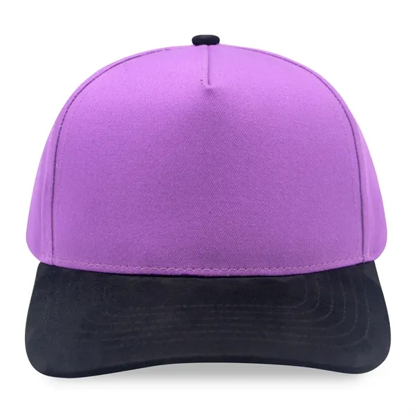5 Panel PU Leather Cap - 5 Panel PU Leather Cap - Image 9 of 16