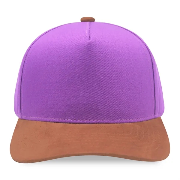 5 Panel PU Leather Cap - 5 Panel PU Leather Cap - Image 10 of 16