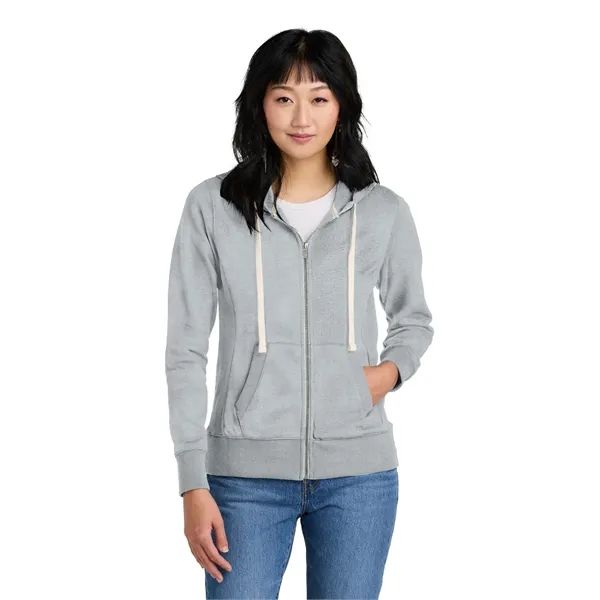 District Women's Re-Fleece Full-Zip Hoodie - District Women's Re-Fleece Full-Zip Hoodie - Image 10 of 27