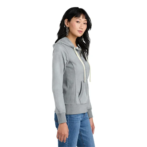 District Women's Re-Fleece Full-Zip Hoodie - District Women's Re-Fleece Full-Zip Hoodie - Image 13 of 27