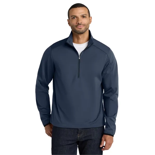 Port Authority Active 1/2-Zip Soft Shell Jacket. - Port Authority Active 1/2-Zip Soft Shell Jacket. - Image 4 of 15