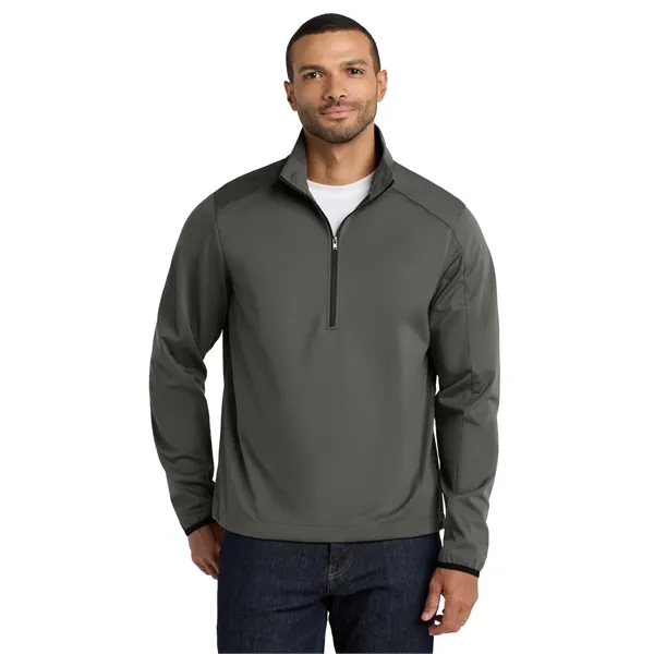 Port Authority Active 1/2-Zip Soft Shell Jacket. - Port Authority Active 1/2-Zip Soft Shell Jacket. - Image 9 of 15