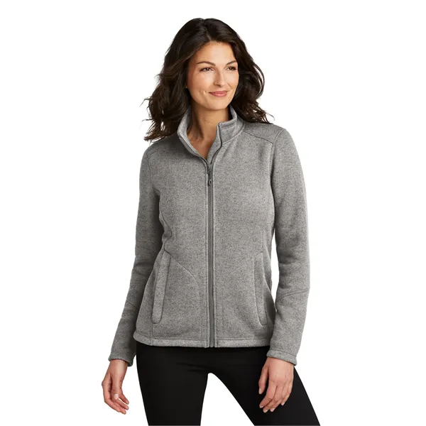 Port Authority Women's Arc Sweater Fleece Jacket - Port Authority Women's Arc Sweater Fleece Jacket - Image 0 of 19
