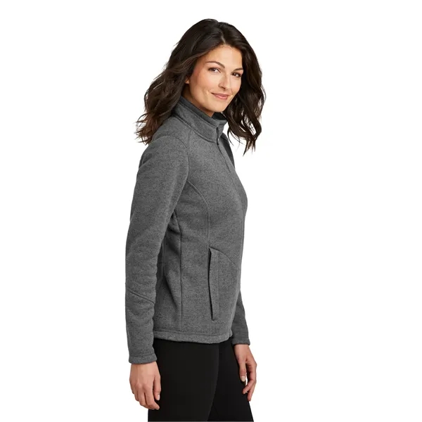 Port Authority Women's Arc Sweater Fleece Jacket - Port Authority Women's Arc Sweater Fleece Jacket - Image 6 of 19