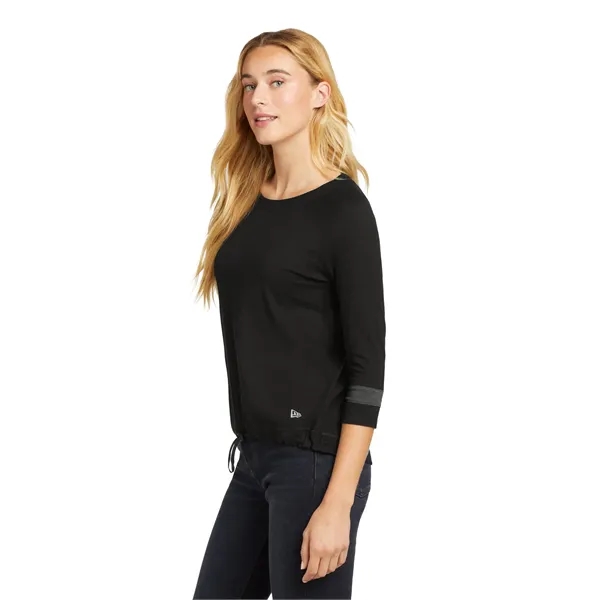 New Era Women's Tri-Blend 3/4-Sleeve Tee - New Era Women's Tri-Blend 3/4-Sleeve Tee - Image 2 of 15