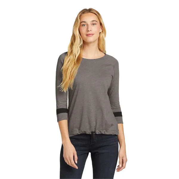 New Era Women's Tri-Blend 3/4-Sleeve Tee - New Era Women's Tri-Blend 3/4-Sleeve Tee - Image 10 of 15